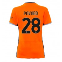 Koszulka piłkarska Inter Milan Benjamin Pavard #28 Strój Trzeci dla kobiety 2023-24 tanio Krótki Rękaw